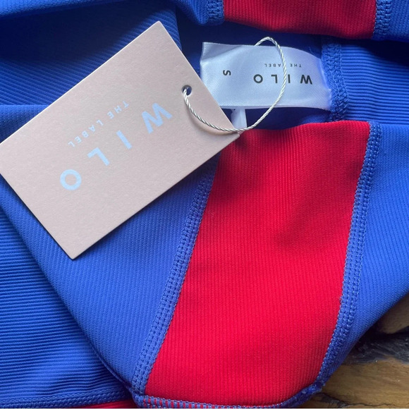 Wilo Bike Shorts NWT size Small in Blue and Red - Picture 9 of 10